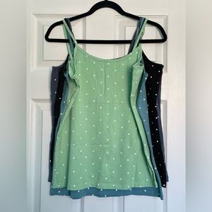 One Free in a bundle - Polka Dot Tanks